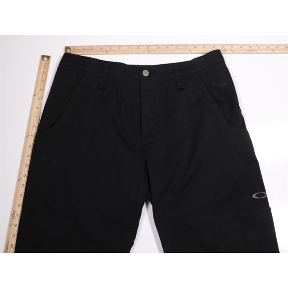 Oakley Mens Basics 999 Black Wide Leg Chino Pants 34x32 - Picture 4 of 9